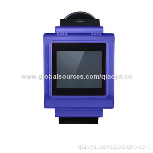 Bluetooth GPS watch phone with blood pressure monitor, heart rate monitor for elderly users